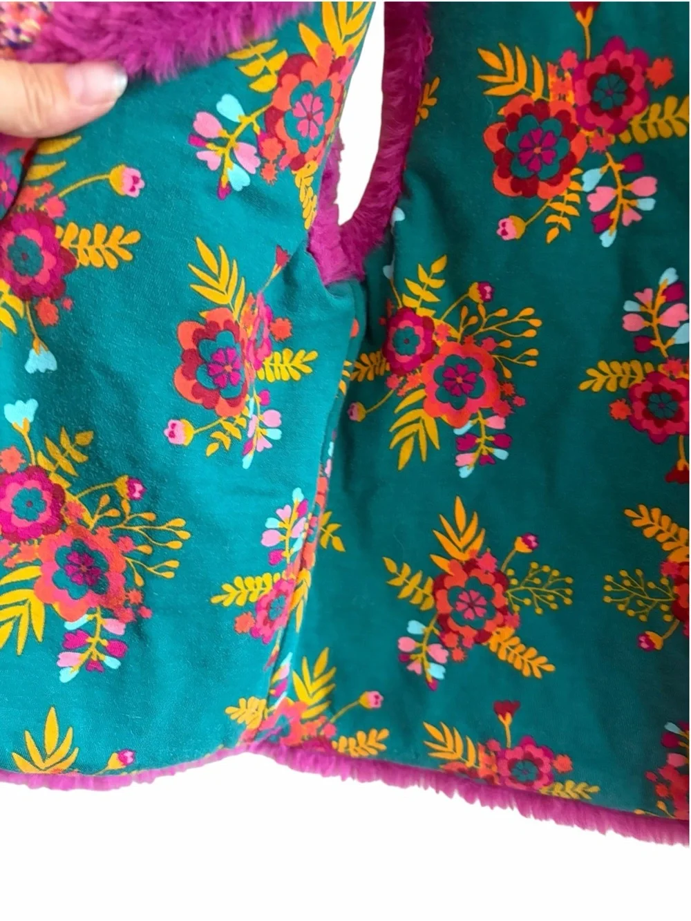 Matilda Jane Girl's size 6 Good to Faux Reversible Vest 2019 Fall/Winter